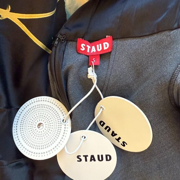 STAUD Hank Dress Botanical Shadows Size Small - Picture 9 of 13